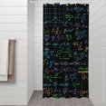 thumbnail image 2 of Math Equations Physics Formulas Black Pattern Shower Curtain 36"x72" ,Bathroom Decorative Shower Curtains Set with 12 Hooks,Modern Waterproof Washable Shower Curtain, 2 of 6