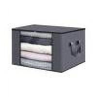 JMYHOAM Storage Containers Household Clothes Storage Bag Non-woven Bag Wardrobe Quilt Storage Bag Transparent -proof Storage Box Large Size Home and Storage