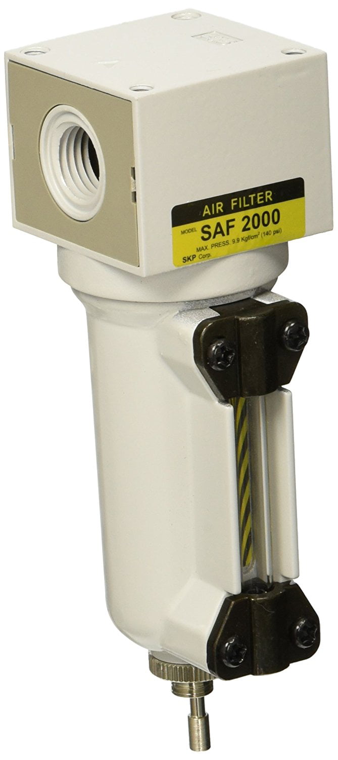 PneumaticPlus Compressed Air Particulate Filter Regulator SAW4000M-N04BG-MeP 