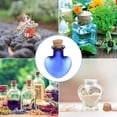 thumbnail image 5 of Uxcell 10 Pcs Mini Glass Bottles Pendants, 0.01oz/0.5ml Heart Shaped Small Glass Jars with Cork Stoppers Wishing Bottles for DIY Crafts Party Wedding Decor Favors, Blue, 5 of 6