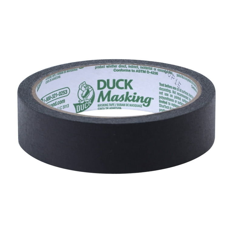 Duck Color Masking Tape .94 inch x 60 yds Black