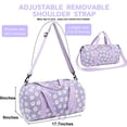 thumbnail image 2 of Bolsa de lona Bluboon para niñas y niños, bonita para gimnasio, con compartimento para zapatos, 2 of 9