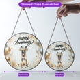 thumbnail image 5 of Happy Anniversary Belgian Malinois Celebrates Wedding Love Family Party Stained Glass Suncatcher Sheepdog Dog Lover Gifts Window Hanging Sign Decor - 01015, 5 of 5