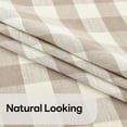 thumbnail image 4 of Gingham Tablecloth Rectangle Table Cloth Heavy Duty Cotton Checkered Table Cover for Spring Picnic Kitchen Dining(C-Sage Green, 60x70 inch), 4 of 6