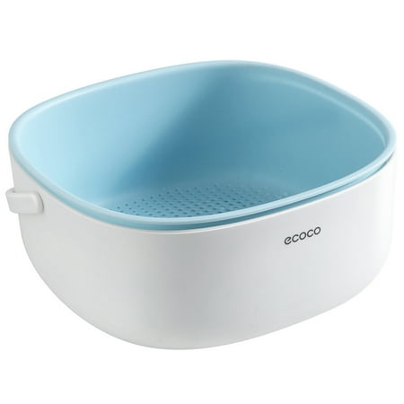 

Kohagoki Portable Drain Basket Drain Filter Mesh Basket Portable Double-layer Fruit and Vegetable Filter Clean Tool Product description:1. Suitable for washing vegetables suitable for drainage very