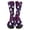 Dark Purple, variant on Halloween Socks for Women Men Funny Novelty Cartoon Bat Casual Athletic Crazy Crew Socks Breathable White