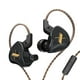 thumbnail image 1 of Audífonos KZ EDX 1 In-ear 3.5mm Jack Estéreo Auriculares con cable Música Deportes Auriculares para juegos, Negro, con micrófono Scienceny EL004786-04B, 1 of 2