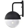 thumbnail image 2 of Nuvo Lighting Atmosphere 10W LED Large Wall Lantern Matte Black with Clear Seeded Glass, 2 of 7