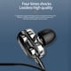 thumbnail image 5 of Auriculares con cable A4, controlador dual, puerto de 3,5 mm, graves, estéreo, deportivos, MABOTO Auricular con cable, 5 of 7