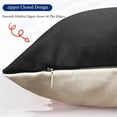 thumbnail image 2 of Decorative Throw Pillow Covers 18x18 inch Black White Pillow Covers for Couch Sofa Living Room Bedroom Farmhouse Outdoor Throw Pillow Cover,Modern Geometric Linen Square Throw Pillow Case Set of 4, 2 of 6
