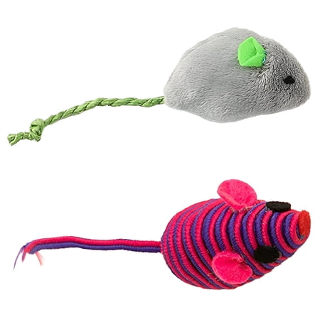 BESTSKY 2026 New Interactive Cat Toy,Soft Filling Cat Mouse Toy,Perfect Comfortable Play and Chewing Cat Toys Interactive,For Play,Chewing,Style1