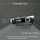 thumbnail image 4 of Pulsera para hombre, pulsera negra para hombres, elegante pulsera con cadena de malla de acero inoxidable con cruz ajustable, joyería para hombres, idea de regalo para compañeros de trabajo masculinos, pulsera genial, regalo para niños de hip hop JM, 4 of 6