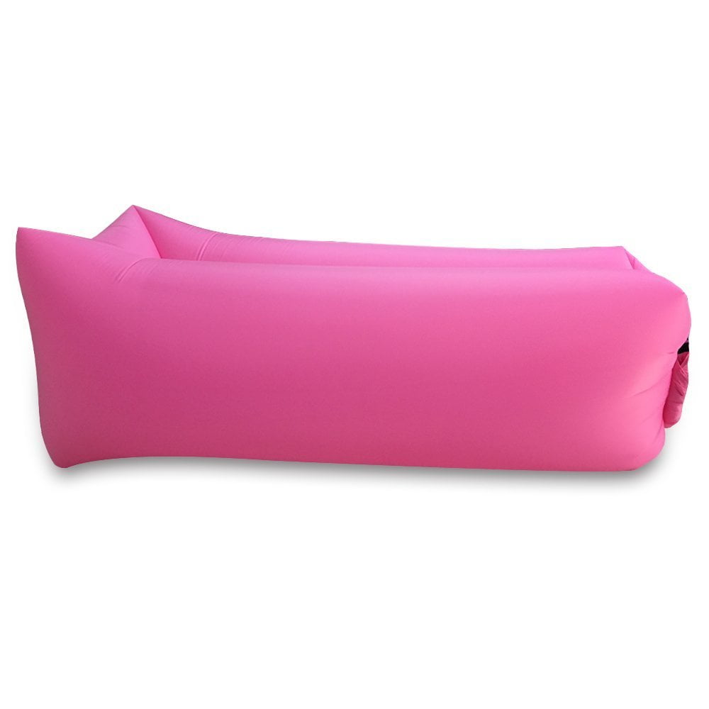 An Otter Nap Inflatable Lounger, Bag, Hammock, Air Sofa, Pool Float - Pink