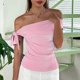thumbnail image 5 of Camisetas Casuales de Mujer sin Mangas Diseño de Cuello en V, Ligero Poliéster Primavera Y Blusa de Verano, 5 of 5