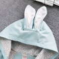 thumbnail image 5 of GiLiling Cute Bunny Graphic Windbreker Jackets for Kids Lightweight Zip up Hooded Rain Jackets Boys Girls Fall Winter Raincoat ﻿ (Sky Blue, 12-18 Months), 5 of 9