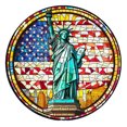 thumbnail image 1 of Hangs,2D Acrylic Window Decorations For US Independence Day 4 Styles Including Statue Of Flag & Star 20x20x0.5cm Metal & Acrylic Perfect Porch,Home Decor, 1 of 3