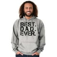 thumbnail image 5 of Best Dad Ever Cool Fathers Day Gift Hoodie Hooded Sweatshirt Men Brisco Brands M, 5 of 6