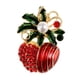thumbnail image 4 of Broche de Navidad para mujeres, hombres, , bufanda, clips, ramillete, regalos de Navidad Fruta de navidad Hugo Broche de Navidad, 4 of 10