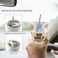 thumbnail image 5 of Kid Daily Affirmations 20oz Travel Coffee Mug Tumbler, Christmas Inspirational Positive Affirmation Gifts for Kids Girls, Kids Mental Health Water Stainless Steel Tumbler with Lid and Straw, 5 of 6