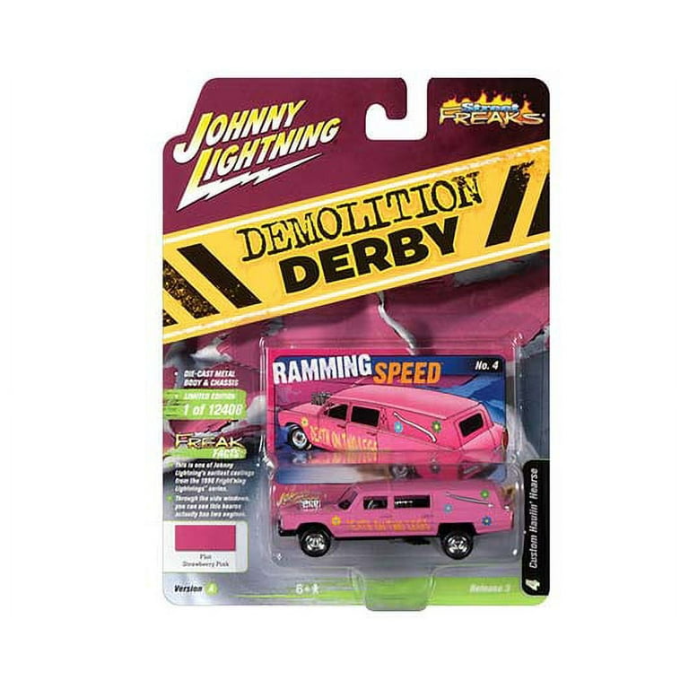 Custom Haulin' Hearse, Flat Strawberry Pink - Johnny Custom Haulin' Hearse, Flat Strawberry Pink - Johnny
