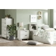 thumbnail image 3 of South Shore Fynn 2-Drawer Nightstand - End Table with Storage for Child, in Winter Oak, 3 of 10