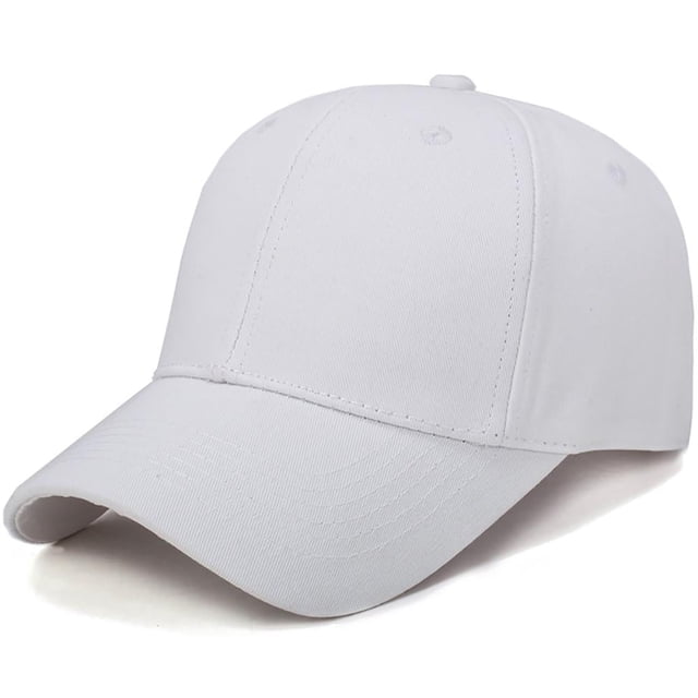 QJUHUNG Outdoor Sun Hat Mens Baseball Solid Color Sun Caps for Men Cotton Light Board