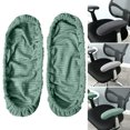 thumbnail image 2 of LCXmlly Lunch Bag Chair Armrest Covers Set Detachable Washable Elastic Band Decorative Polyester, 2 of 6
