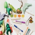 thumbnail image 4 of Láminas de plástico retráctiles Warckon 72 piezas para manualidades infantiles, 4 of 8