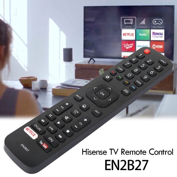Risewill Remote Control Hisense EN2B27 Original Universal TV Remote