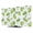 White Lemon Green, variant on Indoor Elastic TV Cover, Green Lemons Dust Proof TV Screen Slipcover Protection, Summer Watercolor Blue Bow on Fruits on Linen Stretch Waterproof Monitor Fitted 24" TV Covers for Inside
