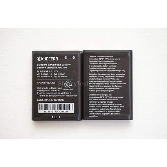 Kyocera SCP-63/9LBPS Replacement Battery for DuraXV E4520 DuraXA E4510 DuraXE E4710 (Bulk Packaging) - New