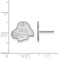 thumbnail image 2 of Sterling Silver S. Rh-P Logoart East Carolina University Small Post Earrings (12 X 13) Made In United States ss047ecu, 2 of 5