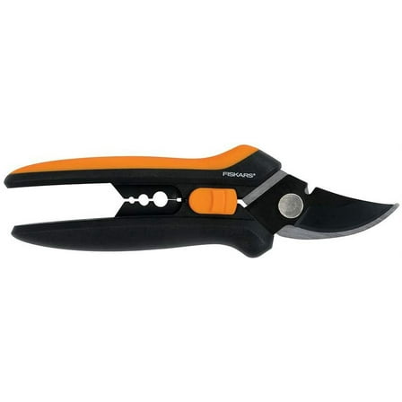 Fiskars 399261-1001 399261 Floral Pruner, Black/Orange