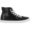 thumbnail image 3 of Gotta Flurt Women's Disco II Hi Top Black Sequin Dance Sneaker, 3 of 7