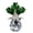 green, variant on Pekkaxy Handmade Crystal Glass Rose Flower Figurine with Stem - 3D Collectible Decor for Valentine Wedding Anniversary Table