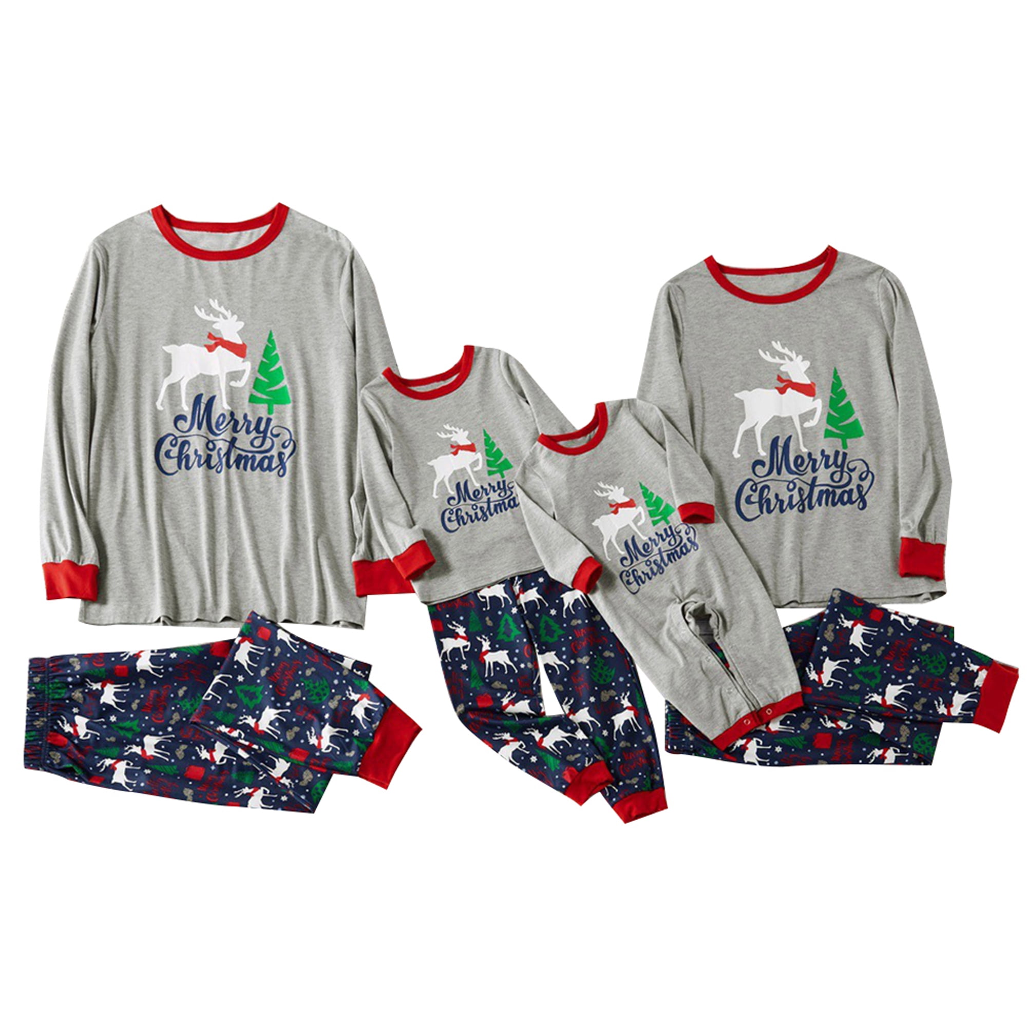 Details about   Christmas  Pyjamas Women Men Kids Xmas Santa Family Matching Nightwear Costume