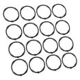 thumbnail image 2 of Shisuyan 12pcs Shower Curtain Rings Rustproof Decorative Shower Hooks Metal Shower Rings, 2 of 8