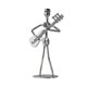 thumbnail image 1 of Estatuilla de músico en miniatura, instrumento de Metal, modelo, suministros de adorno, 1 of 1