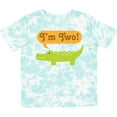 thumbnail image 3 of Inktastic I'm Two Alligator 2nd Birthday Boys or Girls Toddler T-Shirt, 3 of 5