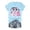 Sky Blue, variant on HCYSFG Womens Halloween T Shirts Crewneck Short Sleeve Mean Ghouls Ghost Letter Graphic Relaxed Fit Holiday Tees Fall Tops
