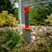 Root Slayer 17011 Heavy Duty Steel Garden Trowel with Serrated Blade and Holster