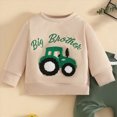 thumbnail image 4 of NOLDARES Toddler Boy Girl Clothes 2 Piece Long Sleeve Cute Print Crewneck Sweatshirt Sweatpants Casual Fall Winter Outfits Set Size:12-18 M,Green, 4 of 6