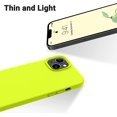 thumbnail image 4 of Designed for iPhone 14 Plus Case, Silicone Shockproof Slim Thin Phone Case for iPhone 14 Plus 6.7 inch （Fluorescent Yellow）, 4 of 16