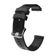 thumbnail image 1 of Correa de reloj de silicona deportiva Pulsera de fitness Reemplazo de correa de silicona para Garmin / HUAWEI / Samsung 20 mm, Negro Vogacara EL2640-01, 1 of 2