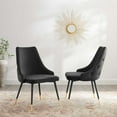 thumbnail image 7 of Modway Adorn Dining Side Chair Performance Velvet Set of 2 in Black, 7 of 7