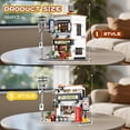 thumbnail image 4 of Japanese Game Store Building Blocks with Light, 2 in 1 Japanese Street View House Model Set 66503, Creative Modern Construction Toy, Ideal Collectible Gifts for Adults and Boys, 4 of 7