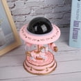 thumbnail image 3 of ZOUSSIQI Lovely Music Box Rotating Musical Box with Projection Light for Home Decoration Birthday GiftPink JU316-7728, 3 of 8