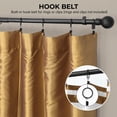 thumbnail image 2 of Golden Spice Blackout Faux Silk Taffeta Curtain (1 Panel), Golden Spice, 50W X 84L, 2 of 8