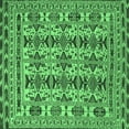 thumbnail image 1 of Ahgly Company Indoor Square Southwestern Emerald Green Country Area Rugs, 4' Square, 1 of 4