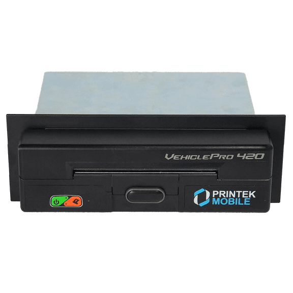 Printek 93722 VehiclePro 420 Direct Thermal Car Console Mount 4" Printer USB
